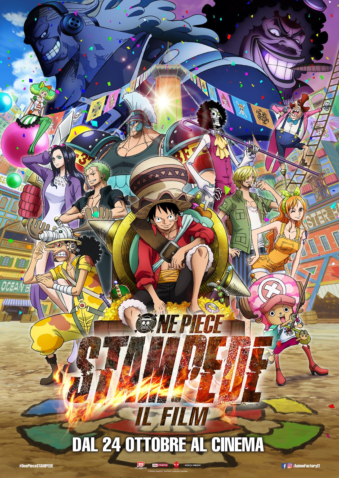 ONE PIECE STAMPEDE: All Star, tutti i personaggi storici coinvolti nel film